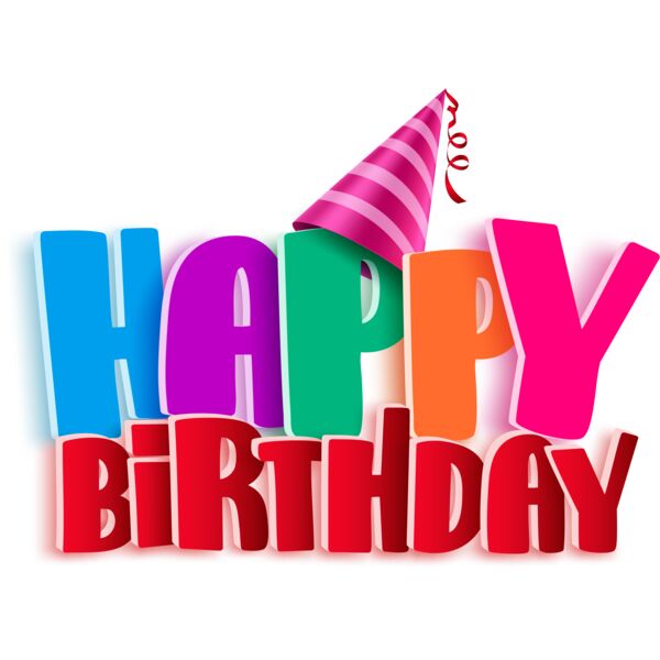 Birthday Typography , Statement , Solid Color , Violet , Red , Green , Orange and Blue Design , Vector Design , Happy Birthday , Party Design , Digital Printing , Customizable , Personalized Gift - BT 29 Thumbnail