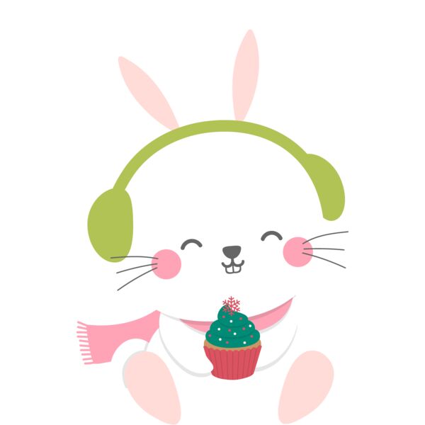 Christmas Designs , Clipart Selection , Clipart , Brown , Red , Green , Yellow , Black and White , PNG , Christmas Clipart Designs , Cute Bunny , Mens Design , Ladies Design , Digital Printing , Full Print , Shirts , Mugs , Keychain , Poloshirt , Jacket , Thumbnail