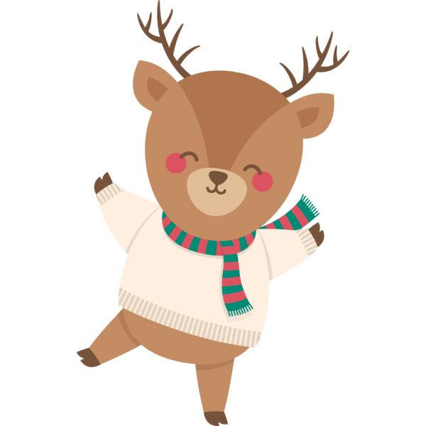 Christmas Designs , Clipart Selection , Clipart , Brown , Red , Green , Yellow , Black and White , PNG , Christmas Clipart Designs , Cute Reindeer , Mens Design , Ladies Design , Digital Printing , Full Print , Shirts , Mugs , Keychain , Poloshirt , Jacke Thumbnail