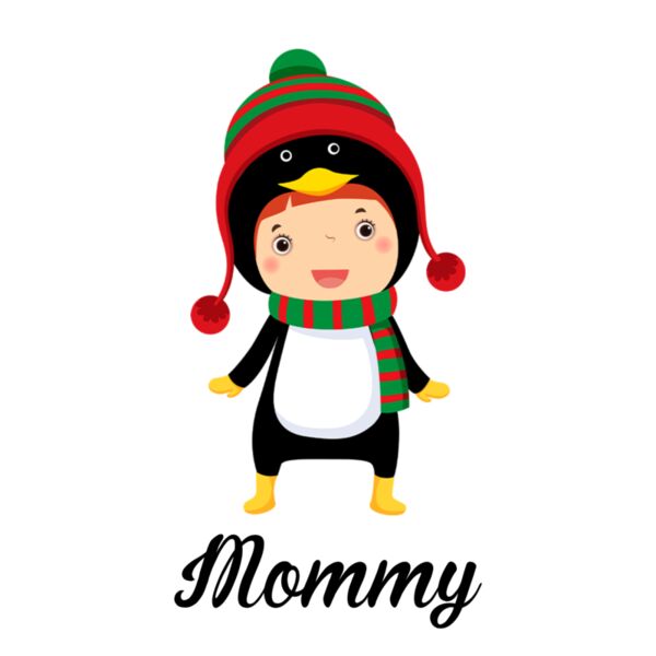 Christmas Designs , Family Designs , Template , Red, Green , Black and White , PNG , Christmas Template Designs , Cute Penguin Kid, Mommy Statement , Men Designs , Digital Printing , Full Print , Shirts , Mugs , Keychain , Poloshirt , Jacket , Customizabl Thumbnail