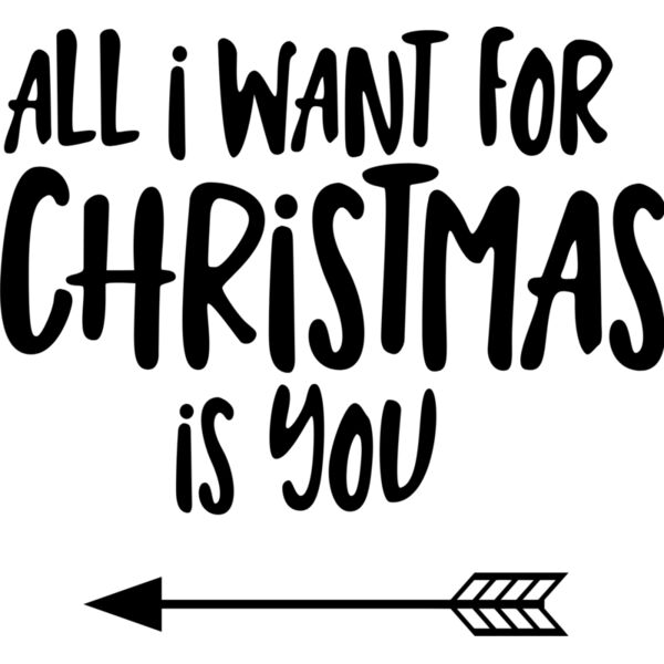 Christmas Designs, Couple Designs, Statement, Solid Color, Black, Vector, Christmas Couple Designs, All I Want For Christmas Is You, Right Arrow, Mens Design, Ladies Design, Digital Printing, Full Print, Shirts, Mugs, Keychain, Poloshirt, Jacket, Customiz Thumbnail