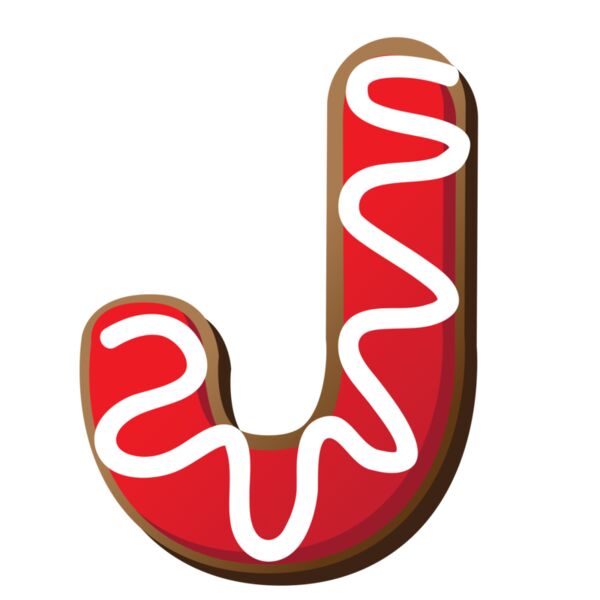Christmas Designs, Family Designs, Clipart,, Red, White and Brown, PNG, Christmas Initials Designs, Letter J, Mens Design. Ladies Design, Digital Printing, Full Print, Shirts, Mugs, Keychain, Poloshirt, Jacket, Customizable, Personalized Gift - CHF-1D J Thumbnail