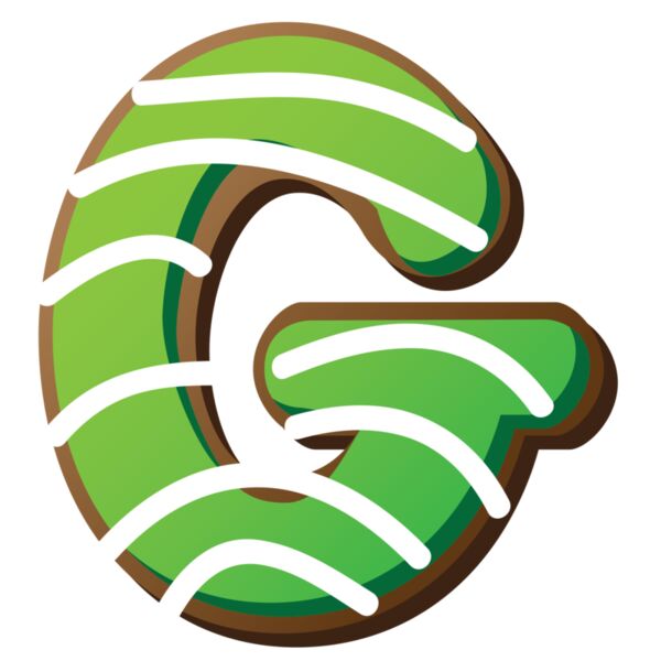 Christmas Designs, Family Designs, Clipart, Green, White and Brown, PNG, Christmas Initials Designs, Letter G, Mens Design. Ladies Design, Digital Printing, Full Print, Shirts, Mugs, Keychain, Poloshirt, Jacket, Customizable, Personalized Gift - CHF-1D G Thumbnail