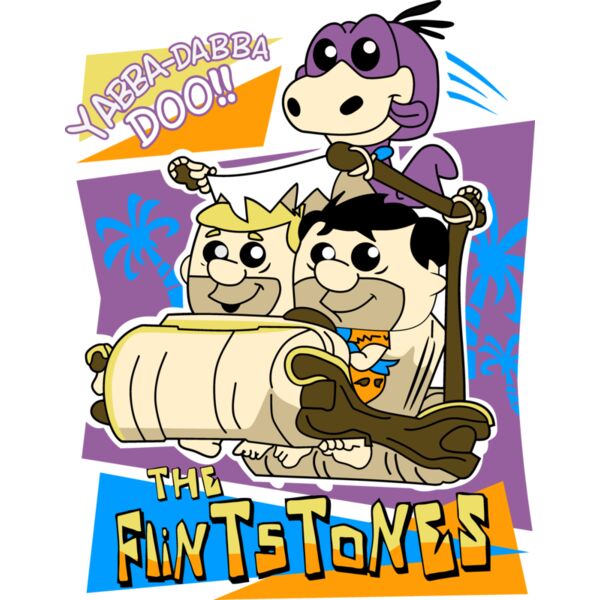 Funko POP , Template , Solid Color , Violet , Cream, Yellow , Orange , Blue and Brown , PNG , Cartoons , The Flintstones , Mens Designs , Digital Printing , Customizable , Personalized Gift - Funkos Picapiedras Thumbnail