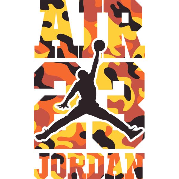 BRAND , Air Jordan Gradient , Template , Camouflage , PNG , Air Jordan Designs , Air Jordan 23 Jumpman Gradient Camo , Men Designs , Digital Printing , Customizable , Personalized Gift - Air Jrdn Gradient+Camo 07 Thumbnail