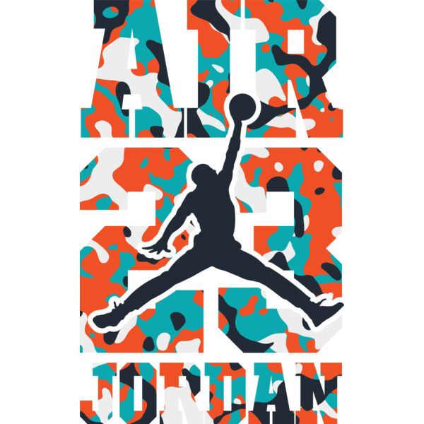 BRAND , Air Jordan Gradient , Template , Camouflage , PNG , Air Jordan Designs , Air Jordan 23 Jumpman Gradient Camo , Men Designs , Digital Printing , Customizable , Personalized Gift - Air Jrdn Gradient+Camo 08 Thumbnail