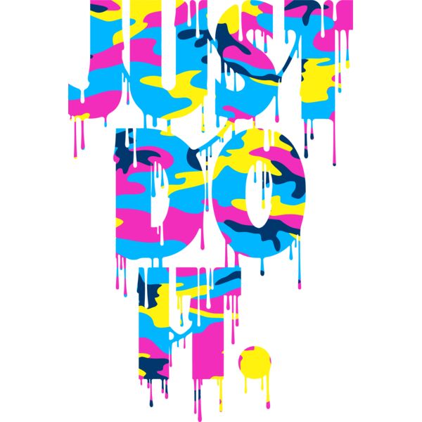 BRAND , Just Do It Drip , Template , Neon Colors , PNG , Just Do It Designs , Just Do It Dripping Paint , Men Designs , Digital Printing , Customizable , Personalized Gift - JustDoIt Drip Gradient 07 Thumbnail