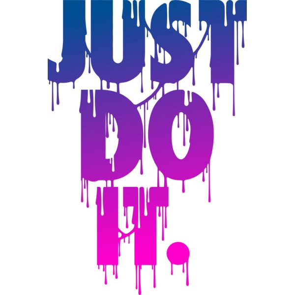 BRAND , Just Do It Drip , Template , Gradient , PNG ,Just Do It Designs , Just Do It Dripping Paint , Men Designs , Digital Printing , Customizable , Personalized Gift - JustDoIt Drip Gradient 03 Thumbnail