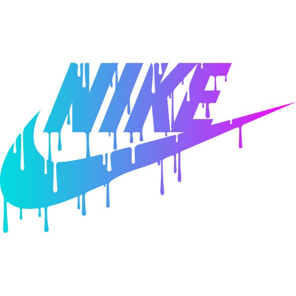 BRAND , Nike Drip , Template , Gradient , PNG , Nike Designs , Nike Logo Dripping Paint , Men Designs , Digital Printing , Customizable , Personalized Gift - NikeLogo Drip Gradient 02 Thumbnail