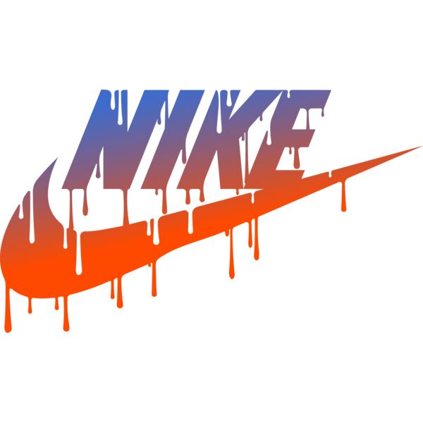 BRAND , Nike Drip , Template , Gradient , PNG , Nike Designs , Nike Logo Dripping Paint , Men Designs , Digital Printing , Customizable , Personalized Gift - NikeLogo Drip Gradient 04 Thumbnail