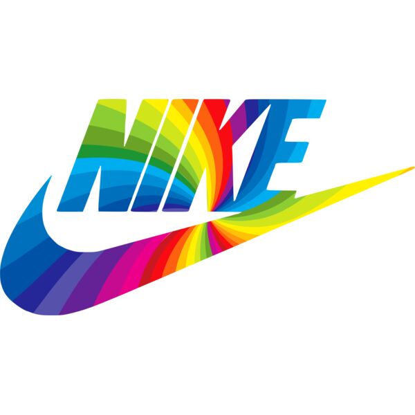 BRAND , Nike Splash , Template , Rainbow Color , PNG , Nike Designs , Nike Logo Dripping Paint , Men Designs , Digital Printing , Customizable , Personalized Gift - Nike rainbow Thumbnail