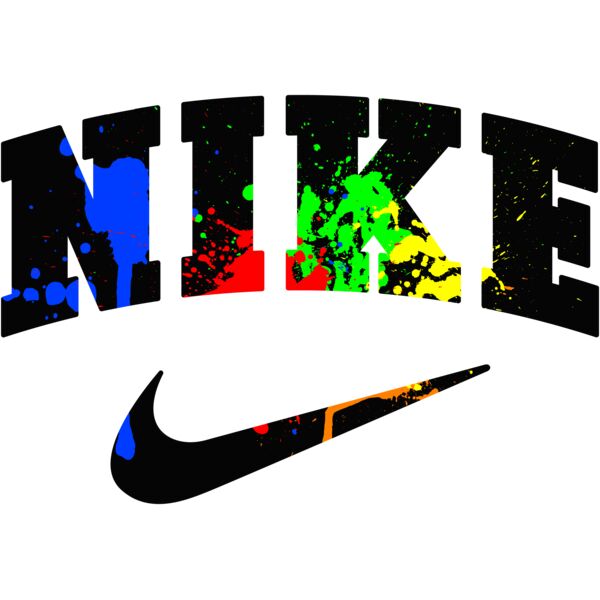 BRAND , Nike Splash , Template , Neon Color , PNG , Nike Designs , Nike Logo Paint Splatter , Men Designs , Digital Printing , Customizable , Personalized Gift - Nike splatter 1 Thumbnail