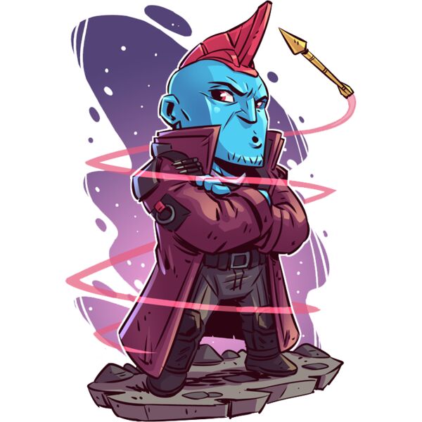 Marvel Cartoons , Template , Solid Color , Gray , Blue , Purple , Yellow , Red , White and Black , PNG , Marvel Character , Guardians of the Galaxy , Yondu Odonta , Digital Printing , Customizable , Personalized Gift - Yondu Thumbnail