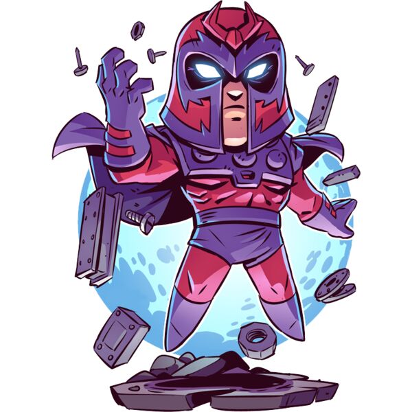 Marvel Cartoons , Clipart, Solid Color , Violet , Sky Blue , Red , Gray , White and Black , PNG , Marvel Character , Magnus, Erik Lehnsherr, White King (later Grey King) of the Hellfire Club, Michael Xavier, Erik the Red, Henryk Gurzsky, White Pilgrim , D Thumbnail