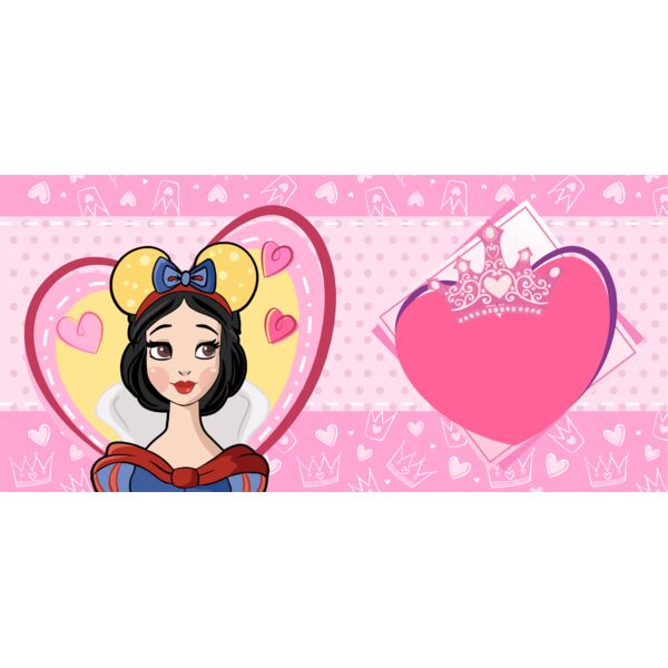 Mugs Designs , Template , Solid Color , Yellow , Violet , Red , Blue , Red , Cream , Black and White , PNG , Princess , Disney Princess Snow White , The Fairest One of All , Kids Design , Digital Printing , Customizable , Personalized Gift - 9 Thumbnail