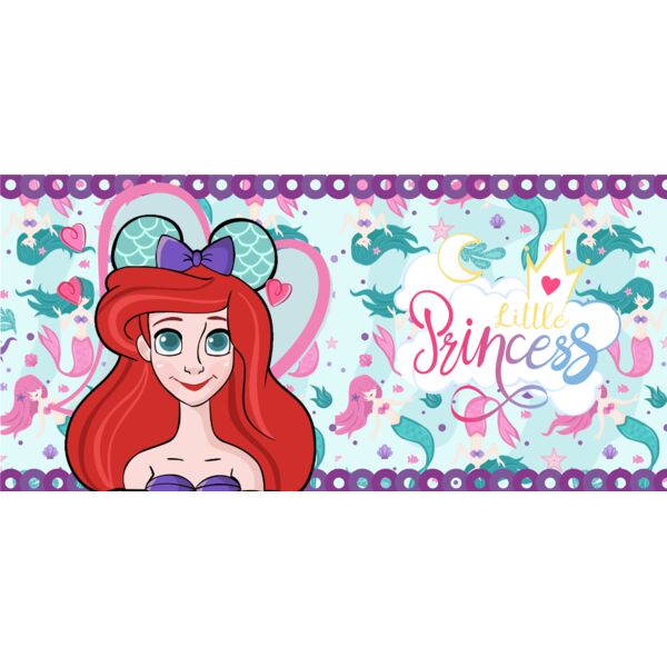 Mugs Designs , Template , Solid Color , Yellow , Violet , Red , Sky Blue , Cream , Black and White , PNG , Princess , Disney Princess Ariel , The Little Mermaid , Kids Design , Digital Printing , Customizable , Personalized Gift - 13 Thumbnail