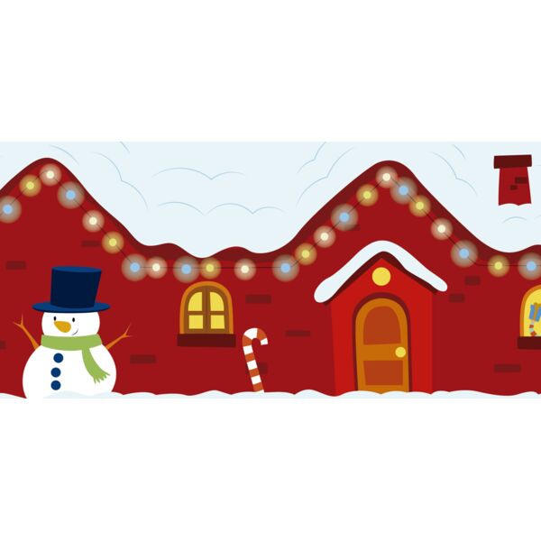 Mugs Designs , Clipart , Solid Color , Green , Blue , Yellow , Maroon , Black and White , PNG , Christmas , Christmas Candy House , Digital Printing , Customizable , Personalized Gift - DESIGN 4 Thumbnail