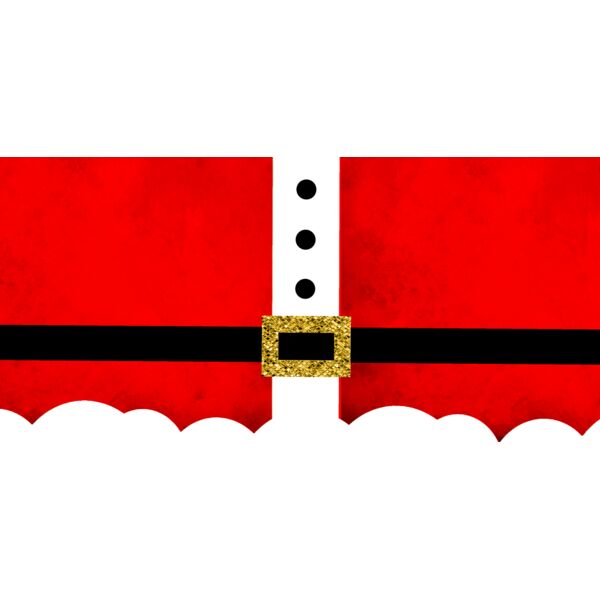 Mugs Designs , Template , Solid Color , Red , Gold , Black and White , PNG , Christmas , Santa Outfit , Digital Printing , Customizable , Personalized Gift - DESIGN 15 Thumbnail