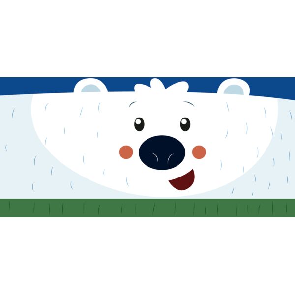 Mugs Designs , Clipart , Solid Color , Green , Blue , Maroon , Black and White , PNG , Christmas , Winter Polar Bear , Digital Printing , Customizable , Personalized Gift - DESIGN 3 Thumbnail