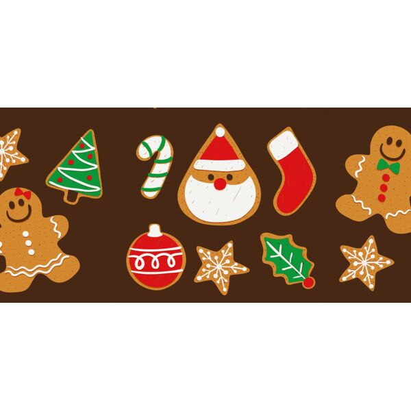 Mugs Designs , Template , Solid Color , Green , Brown , Red , Black and White , PNG , Christmas , Christmas Symbol Cookie , Digital Printing , Customizable , Personalized Gift - DESIGN 9 Thumbnail