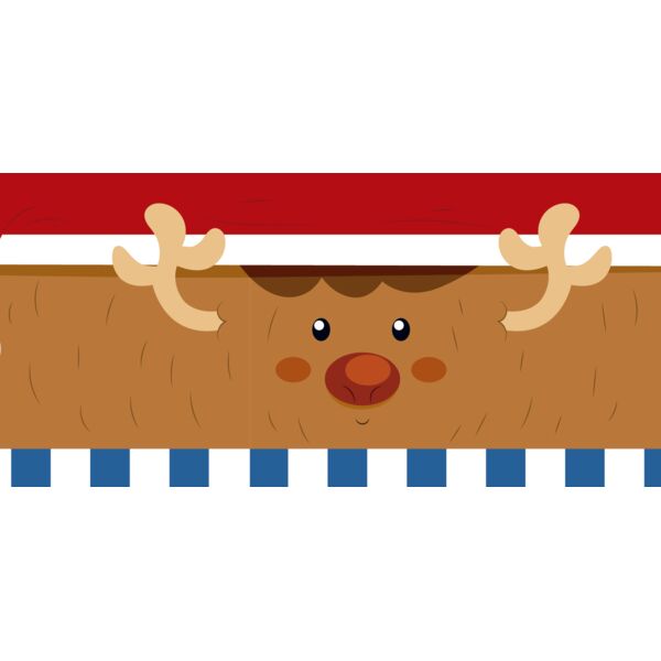 Mugs Designs , Clipart , Solid Color , Red , Blue , Brown , Black and White , PNG , Christmas , Rudolf the Red Nose Reindeer Theme , Digital Printing , Customizable , Personalized Gift - DESIGN 2 Thumbnail