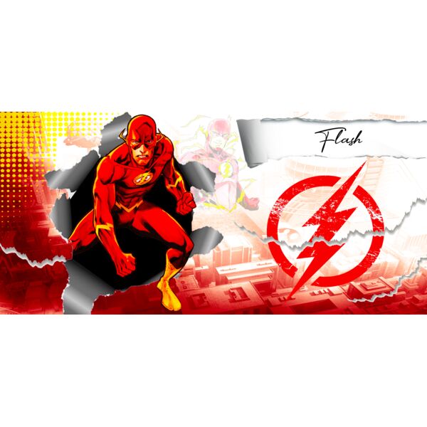 Mugs Designs , Template , Solid Color , Red , Yellow , Black and White , PNG , DC , Barry Allen , The Fastest Man , Mens Design , Digital Printing , Customizable , Personalized Gift - 6 Flash Thumbnail