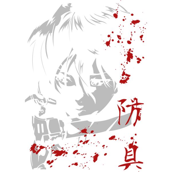 AOT, Mikasa with Scarf, Attack on Titans - AT22 17 Thumbnail