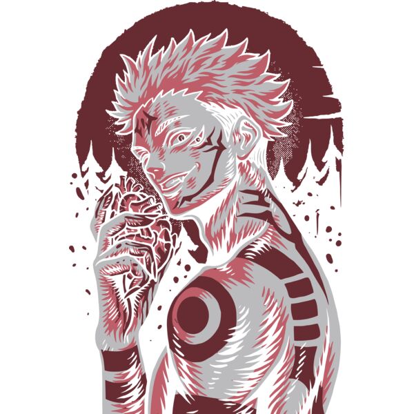 Jujutsu, Sukuna with Moon, Jujutsu Kaisen - JJK 10 Thumbnail