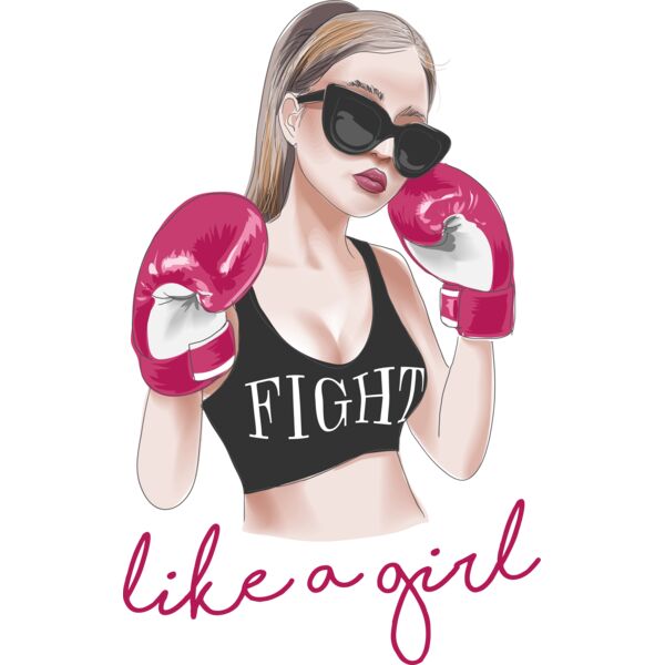 Like a Girl, Girl Design, Female Shirt Design, FEMME9 Thumbnail