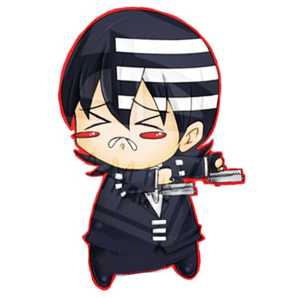 Soul Eater, Death The Kid Anime Chibi, Popular Designs, Anime Chibi - AC 24 Thumbnail