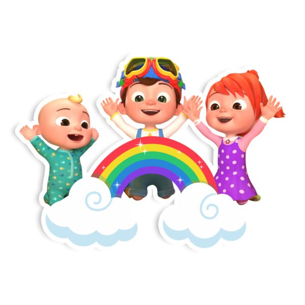 Channel, JJ On The Rainbow with Friends Clipart, Popular Designs, Cocomelon - CC 7 Thumbnail