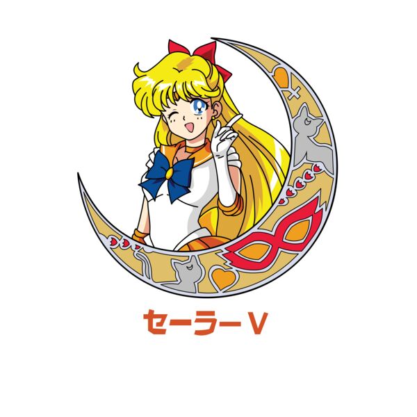 Sailor Moon, Sailor Venus Clipart, Sailor Moon Art - SRM 22 Thumbnail