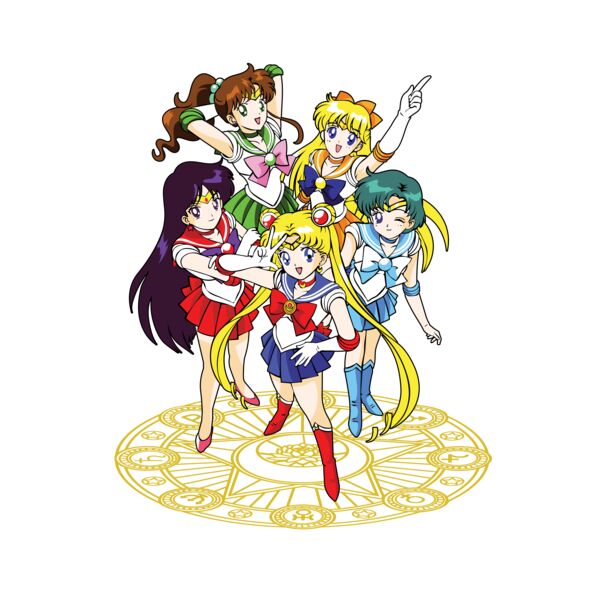 Sailor Moon, Sailor Moon and Friends Clipart, Sailor Moon Art - SRM 19 Thumbnail