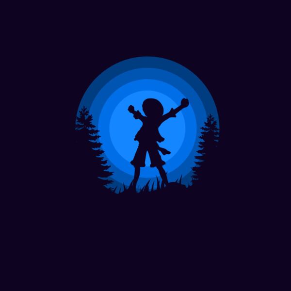 One Piece, Luffy Big Win Silhouette, Mugiwara One Piece - MOP 5 Thumbnail