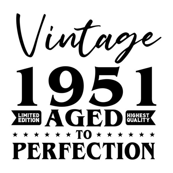 Birthday, Aged to Perfection, Adult Birthday Statements - BSS 23 Thumbnail