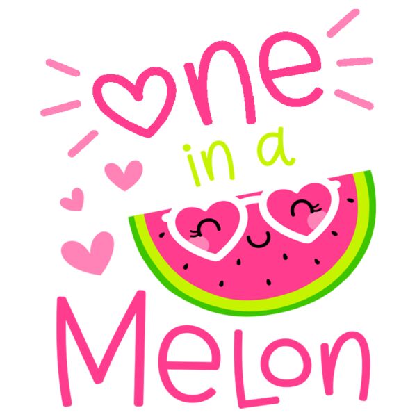 Cute, One in a Melon, Cute Quotes Kids Shirt Thumbnail