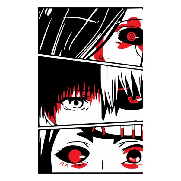 Tokyo Ghoul, Ghoul Eyes Clipart, Tokyo Ghoul - TG 03 Thumbnail