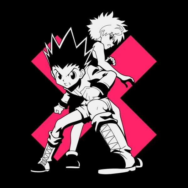 Hunter x Hunter, Gon and Killua Fighting Stance Clipart, Hunter X Hunter - HXH 4 Thumbnail