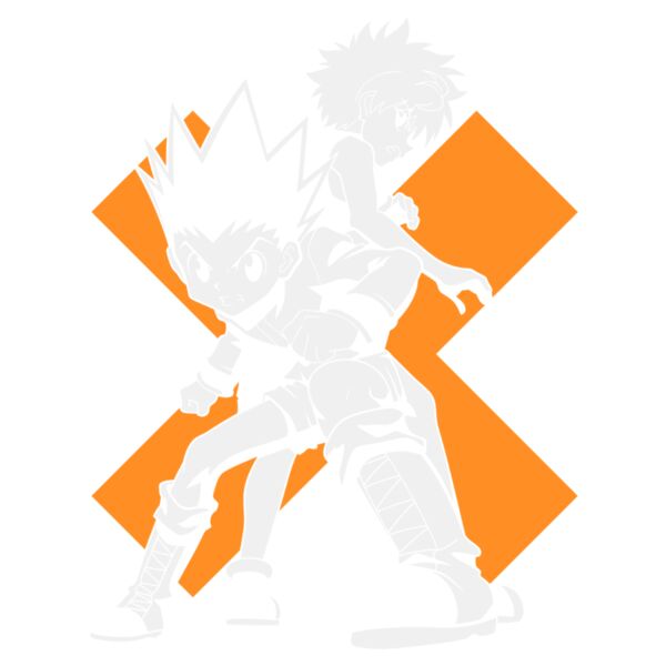 Hunter x Hunter, Gon x Killua Orange Template, Hunter X Hunter -  HXH 6 Thumbnail