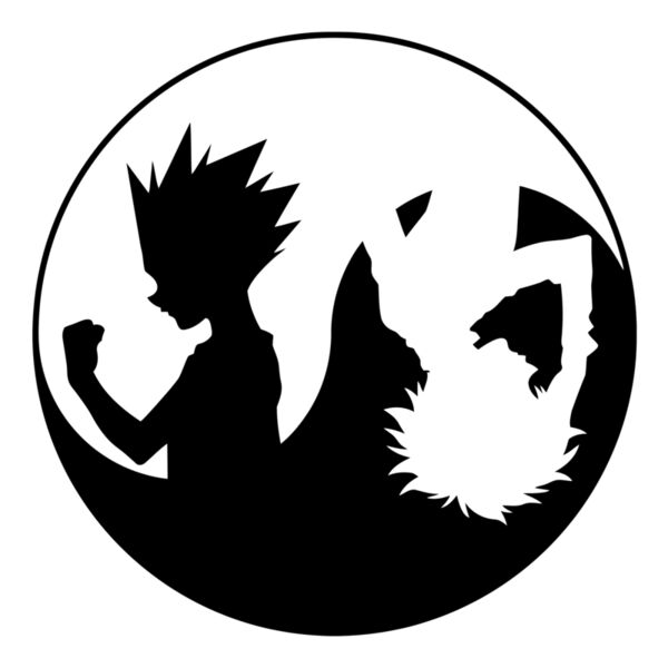 Hunter x Hunter, Killua & Gon Yinyang Template, Hunter X Hunter Thumbnail