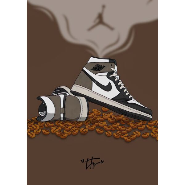 Shoes, Jordan 1 Mocha Clipart, Sneakers Thumbnail