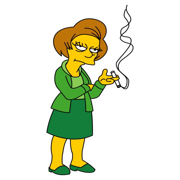 Simpson, Edna Clipart, Simpsons Vectors Thumbnail