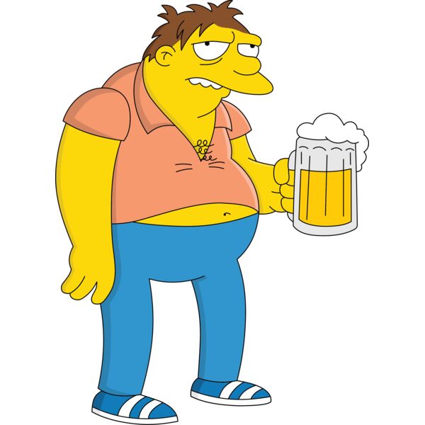 Simpson, Barney Gumble Clipart, Simpsons Vectors Thumbnail