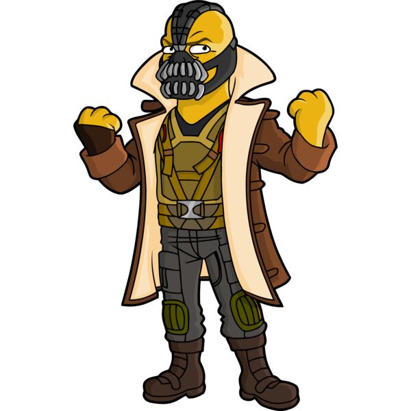 Simpson, Villain in Mask Clipart, All Movies Simpsons Thumbnail
