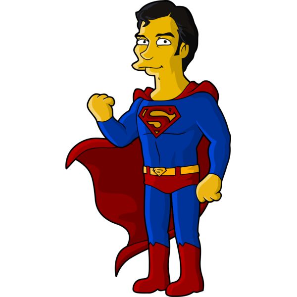 Simpson, Superman Simpson Clipart, All Movies Simpsons Thumbnail