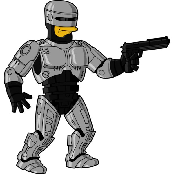 Simpson, Robocop Simpson Clipart, All Movies Simpsons Thumbnail