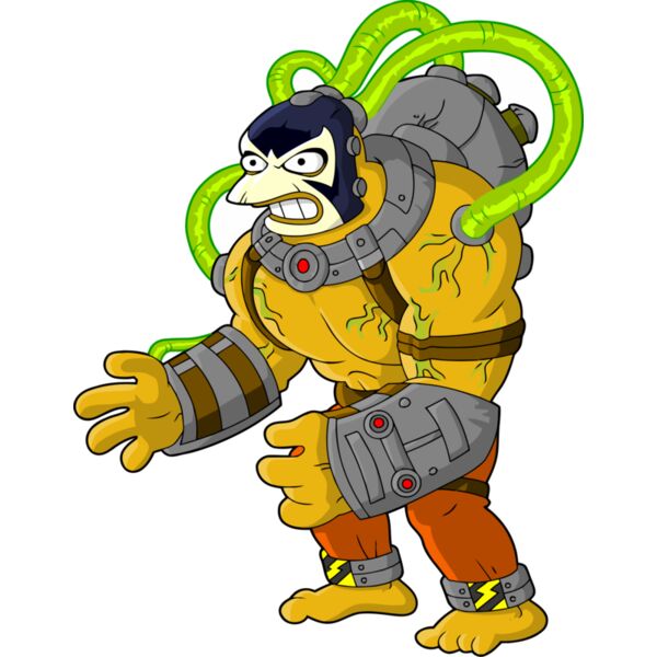 Simpson, Villain with Chemicals Clipart, All Movies Simpsons Thumbnail