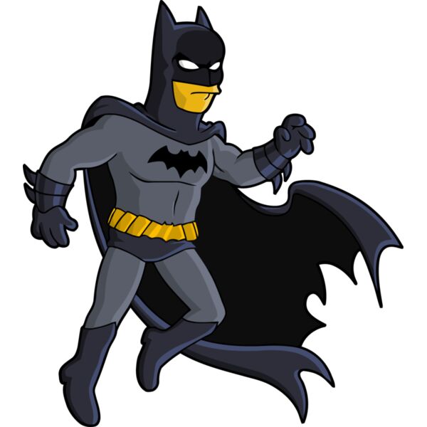 Simpson, Batman Simpson Clipart, All Movies Simpsons Thumbnail