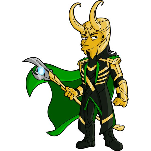 Simpson, Loki Clipart, All Movies Simpsons Thumbnail