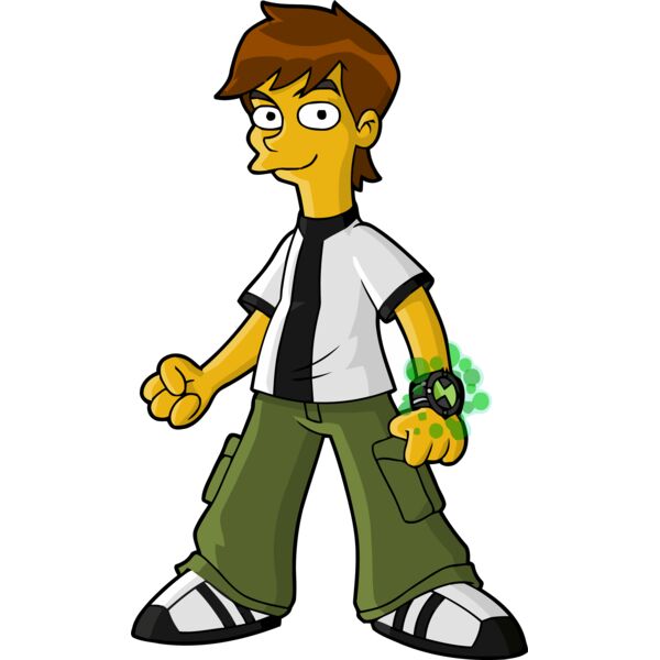 Simpson, Ben Simpson Clipart, All Movies Simpsons Thumbnail